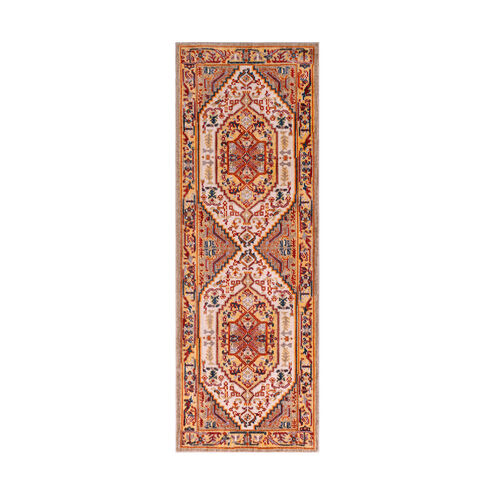 Patina 34 X 24 inch Taupe/Blush/Burnt Orange/Butter/Bright Red/Navy Rugs, Rectangle