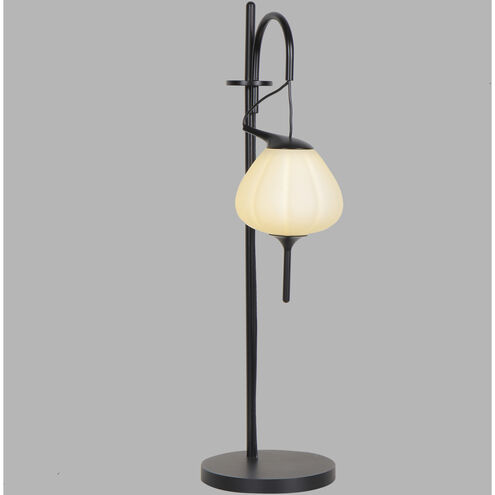 Artisan Collection/LECCE Series 20 inch 5.00 watt Black Table Lamp Portable Light