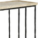 Boyles 24 X 20 inch Natural and Black C Table, Aviva Stanoff Collection