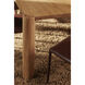 Post 76 X 36 inch White Dining Table, Small