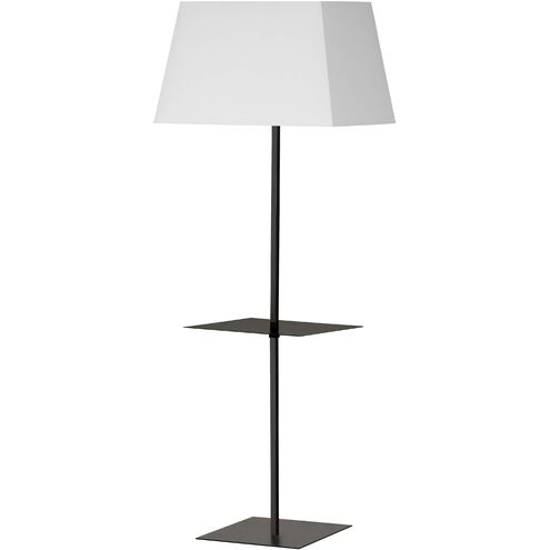 Gretchen 62.75 inch 150.00 watt Matte Black Floor Lamp Portable Light, Square