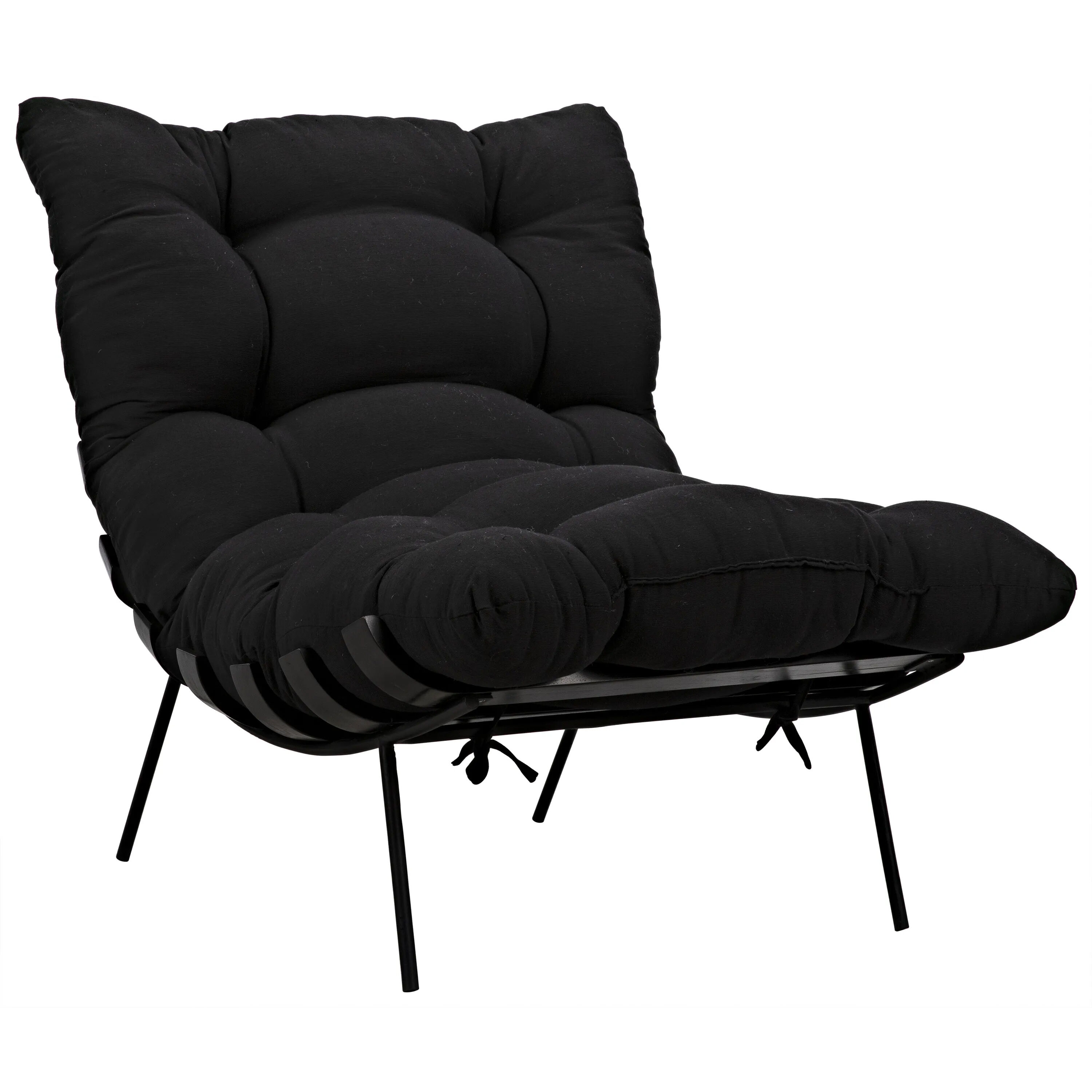Hanzo Charcoal Black Occasional Chair