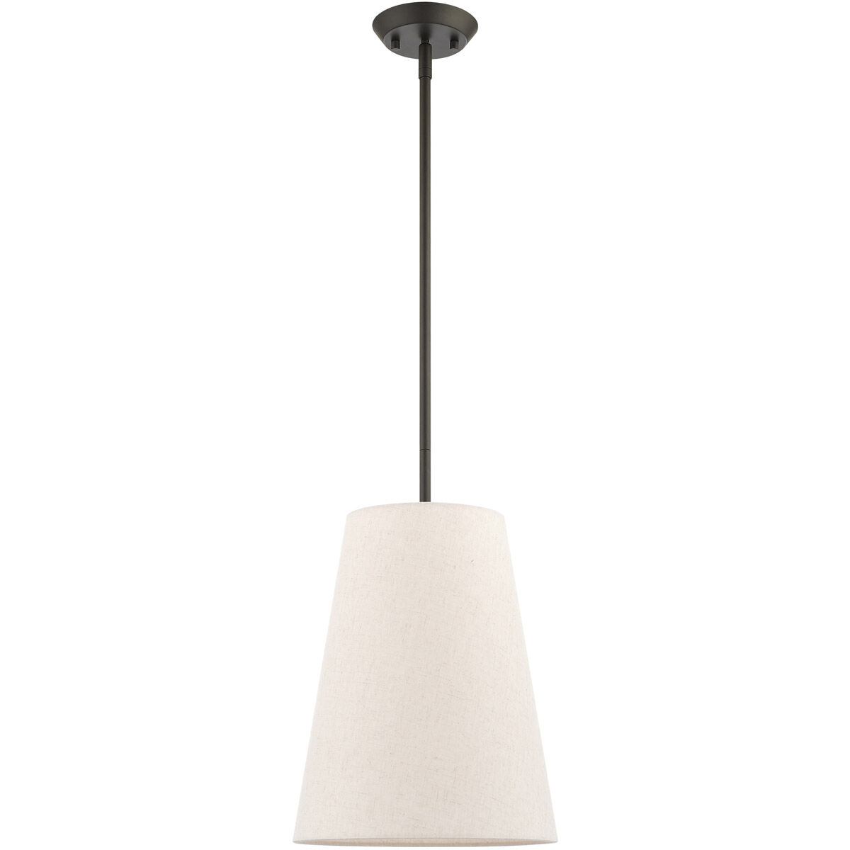 Prato 1 Light 11 inch Bronze Pendant Ceiling Light