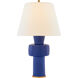 Christopher Spitzmiller Eerdmans 29 inch 100 watt Flowing Blue Table Lamp Portable Light, Medium