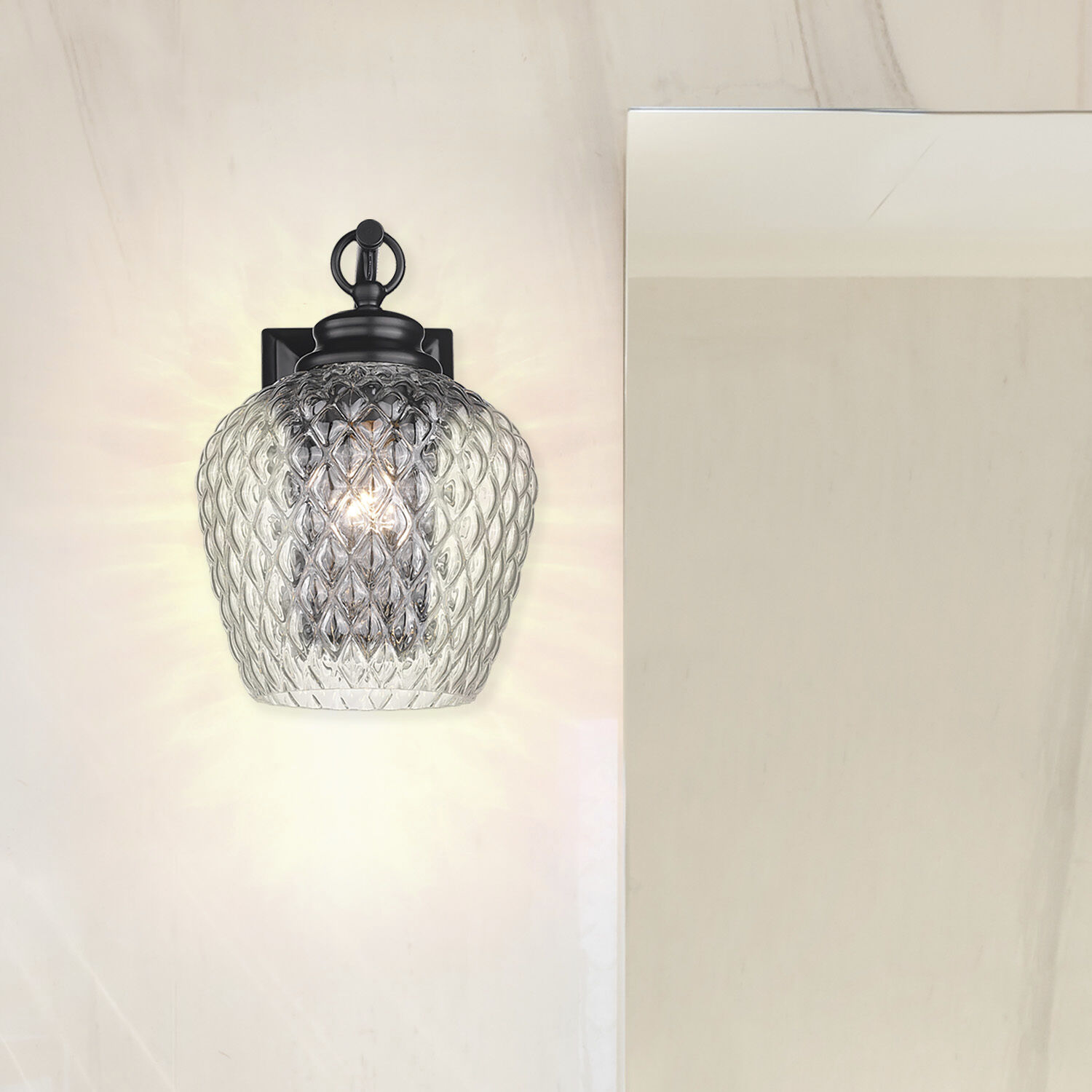 Adeline 1 Light 7.13 inch Matte Black Wall Sconce Wall Light