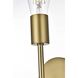 Keely 1 Light 5 inch Satin Gold Bath Sconce Wall Light
