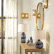 Batik 17.75 inch 60.00 watt Indigo Table Lamp Portable Light in White Linen