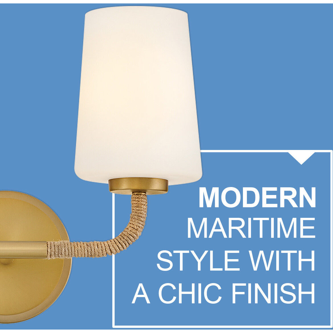 Kline 2 Light 14.25 inch Lacquered Brass with Natural Vanity Light Wall Light in Etched Opal, Small