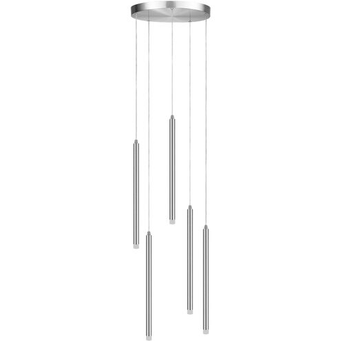 Sanya LED 24 inch Polished Chrome Multi Pendant Ceiling Light
