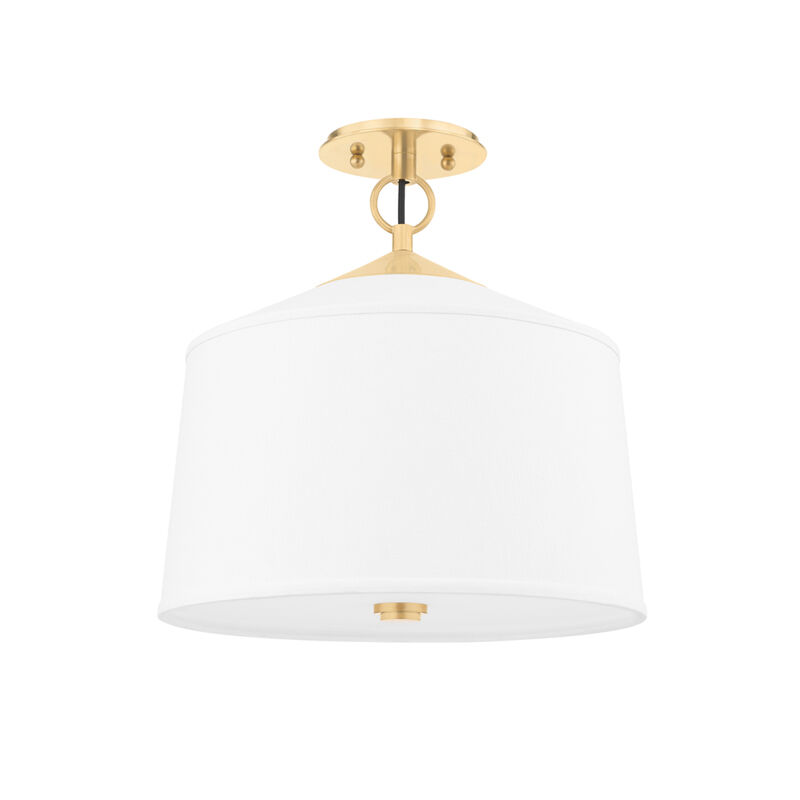White and brass ceiling light online