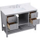 Theo 48 X 22 X 34 inch Gray Vanity Sink Set