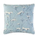 Enchanted 22 X 22 inch Pale Blue and Denim Throw Pillow