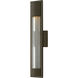 Mist Outdoor Wall Mount Lantern in Bronze, Medium
