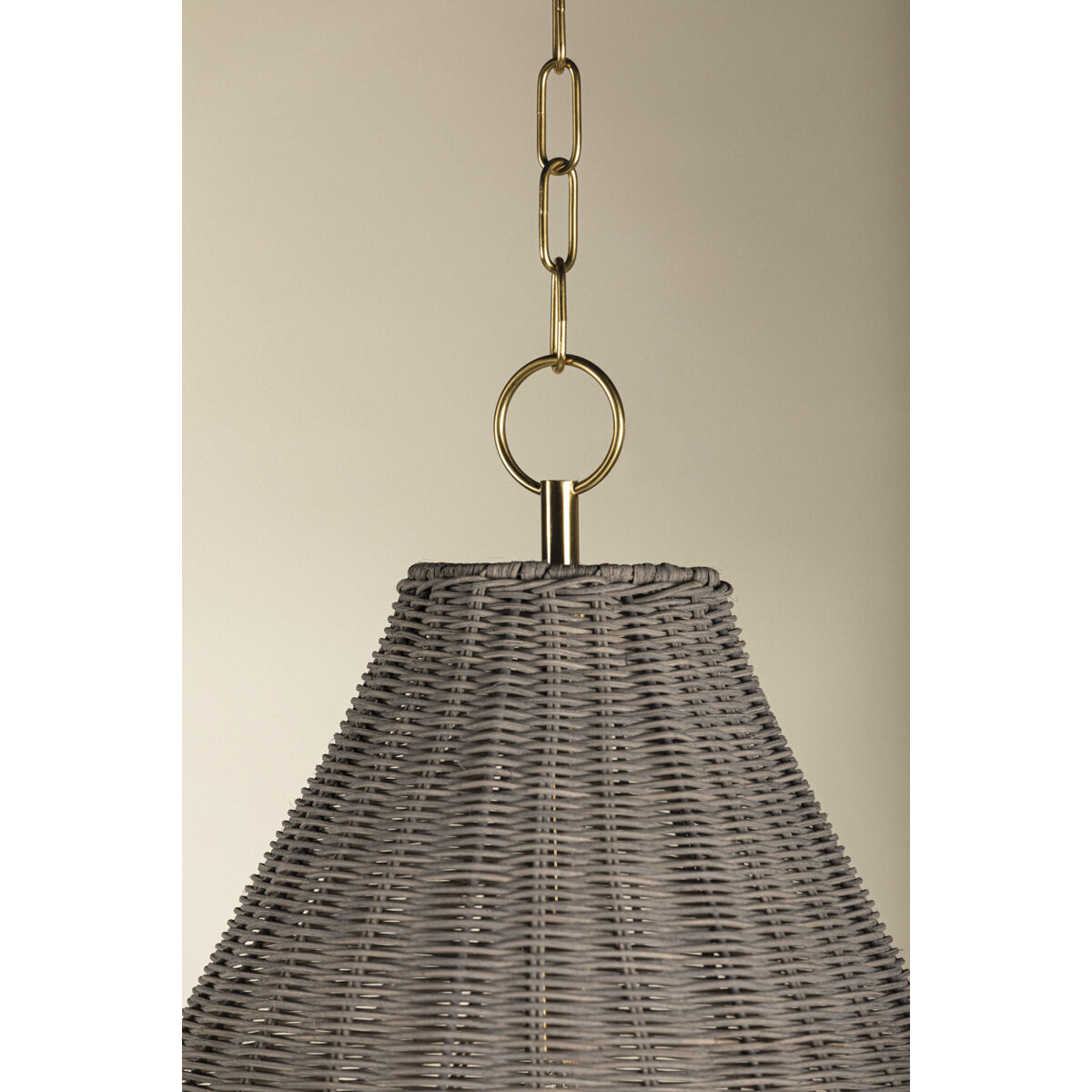 Destiny 1 Light 22 inch Aged Brass Pendant Ceiling Light