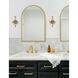 Lexsi Bath Wall Light in Olde Brass