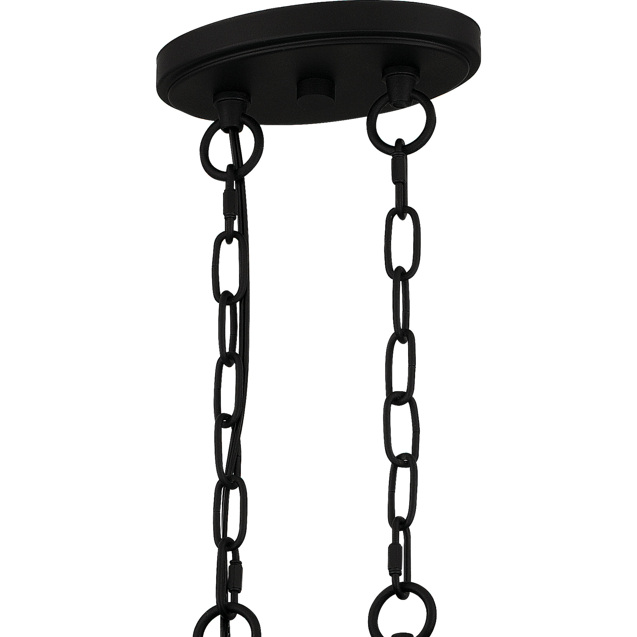 Overlook 6 Light 33 inch Earth Black Island Light Ceiling Light