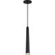 Melrose LED 2.4 inch Matte Black and Brushed Nickel Pendant Ceiling Light