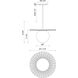 Alora Mood Plume 1 Light 11.88 inch Matte Black Pendant Ceiling Light
