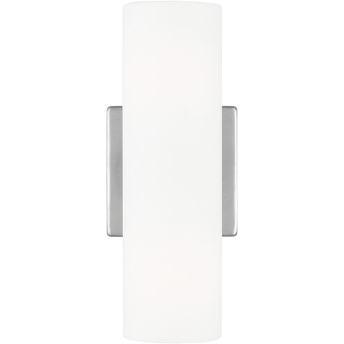 Drew & Jonathan Capalino 2 Light 5 inch Brushed Steel Sconce Wall Light