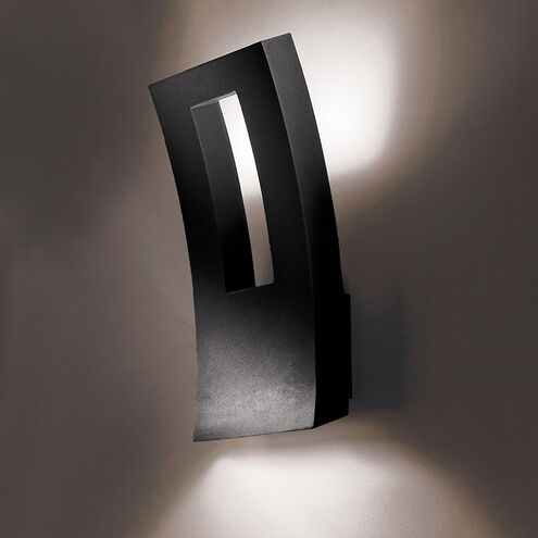 Dawn LED 23 inch Black Outdoor Wall Light in 23in.