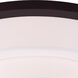 Meridian 4 Light 21.5 inch Bronze Flush Mount Ceiling Light