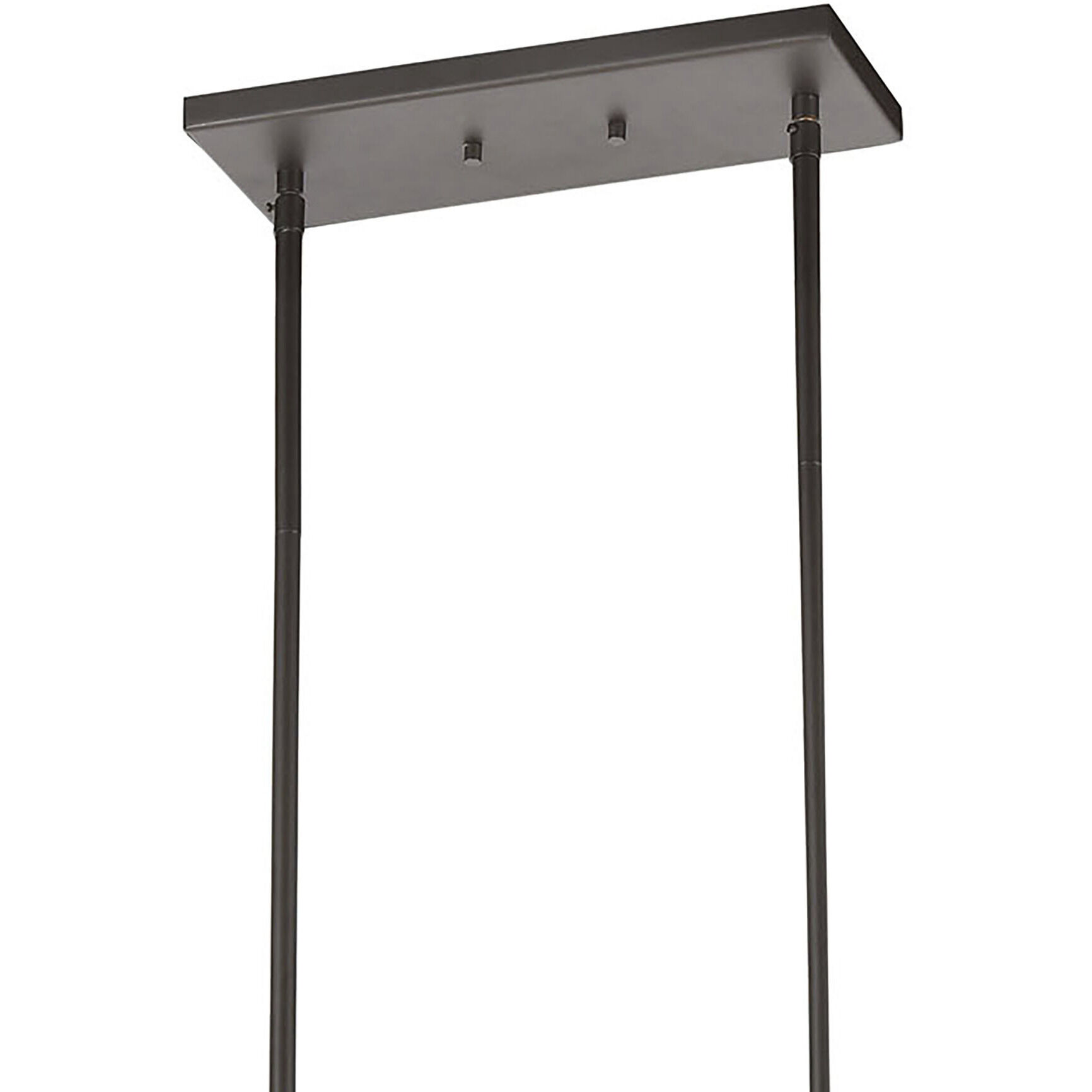 Fairfax 7 Light 36 inch Oil Rubbed Bronze Linear Chandelier Ceiling Light