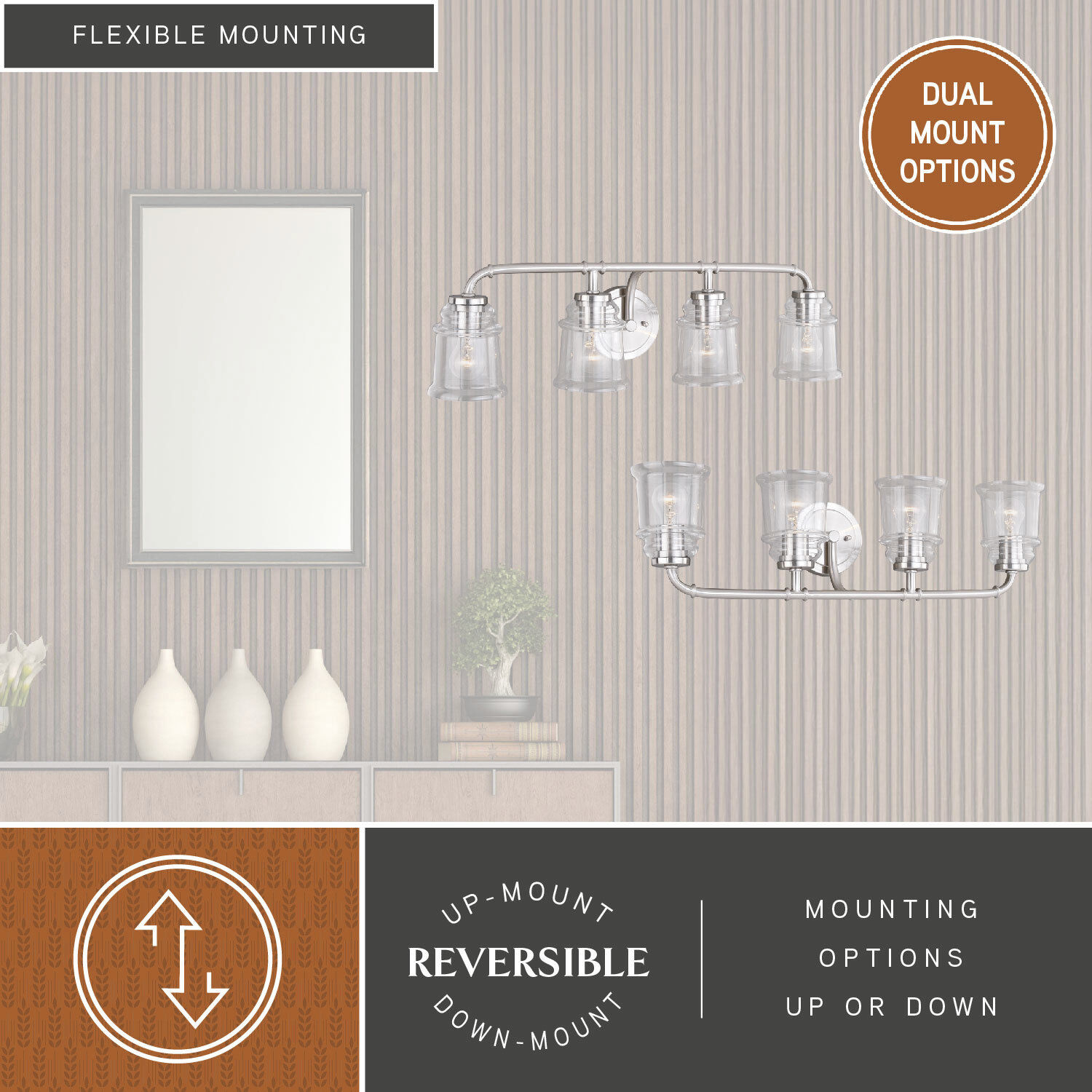 Toledo LED 30.5 inch Satin Nickel Bathroom Light Wall Light