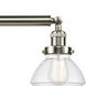 Franklin Restoration Olean LED 39 inch Brushed Satin Nickel Island Light Ceiling Light in Seedy Glass, Franklin Restoration