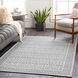 La Casa 87 X 63 inch Silver Gray/Charcoal/Ivory Rug, Rectangle