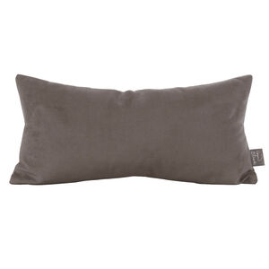 Bella 22 X 6 inch Pewter Gray Pillow