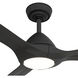 Surea 56 inch Matte Black Outdoor Ceiling Fan