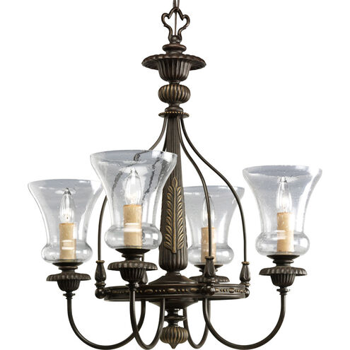Fiorentino 4 Light 24 inch Forged Bronze Chandelier Ceiling Light