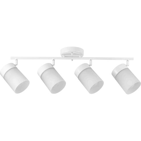 Ridgecrest 4 Light 120 Satin White Multi-Directional Track Ceiling Light