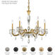 Napoli 6 Light 28.1 inch French Gold Chandelier Ceiling Light, Schonbek Signature