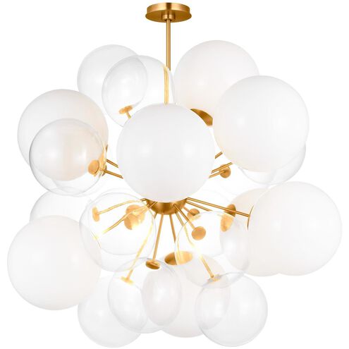 kate spade new york Aria 9 Light 37.5 inch Burnished Brass Chandelier Ceiling Light