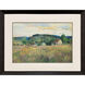 Landscape Charm Green and Blue and Brown Framed Art