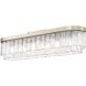 Ciara 6 Light 42 inch White Gold Flush Mount Ceiling Light