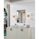 Valentin 2 Light 6 inch Brushed Nickel Vanity Light Wall Light