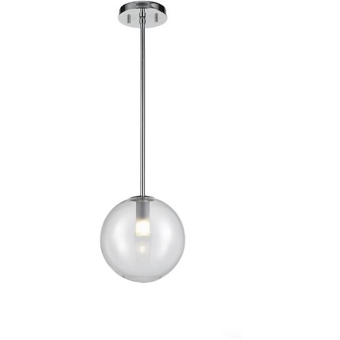 Courcelette 1 Light Chrome Pendant Ceiling Light