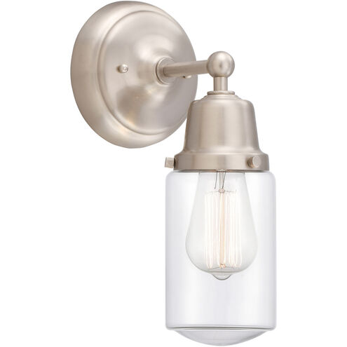 Aditi Dover 1 Light 4.5 inch Brushed Satin Nickel Sconce Wall Light, Aditi