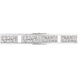 Callavio 4 Light 32 inch Chrome Vanity Light Wall Light in Fossilized Ice