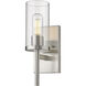 Winslett 1 Light 4.75 inch Pewter Wall Sconce Wall Light, Damp