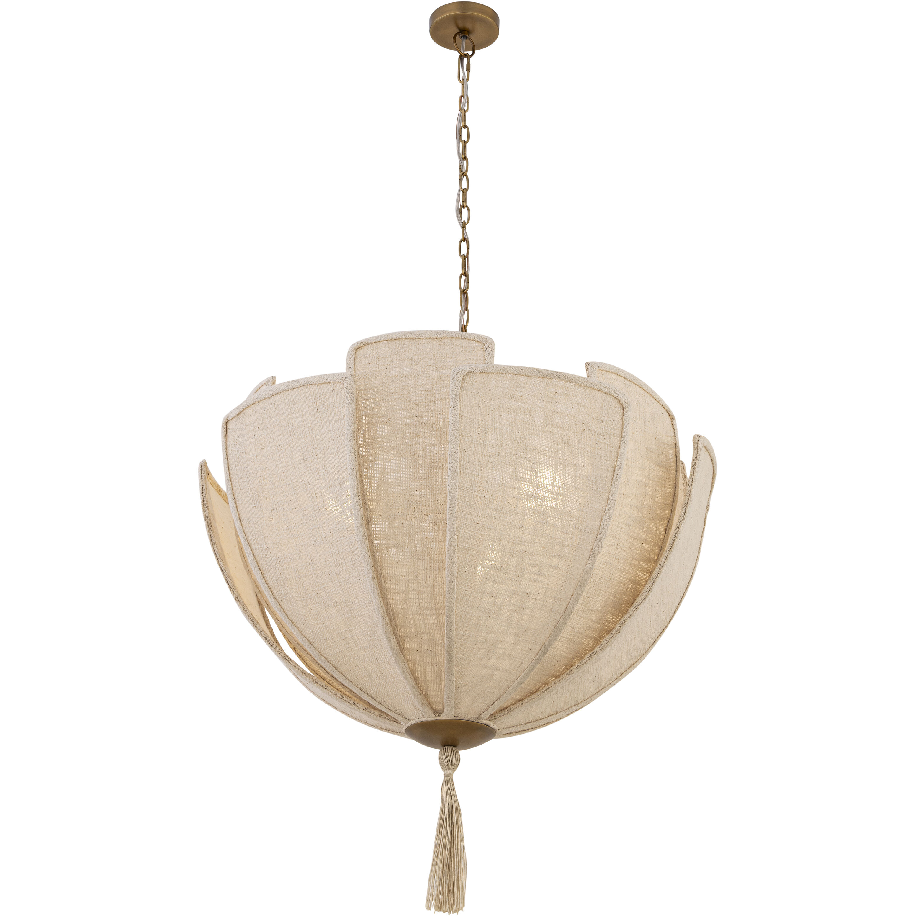 Celestine 3 Light 30 inch Legacy Brass Pendant Ceiling Light