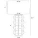 Journey 30.5 inch 150.00 watt Ocean Reactive and Antique Brass Table Lamp Portable Light