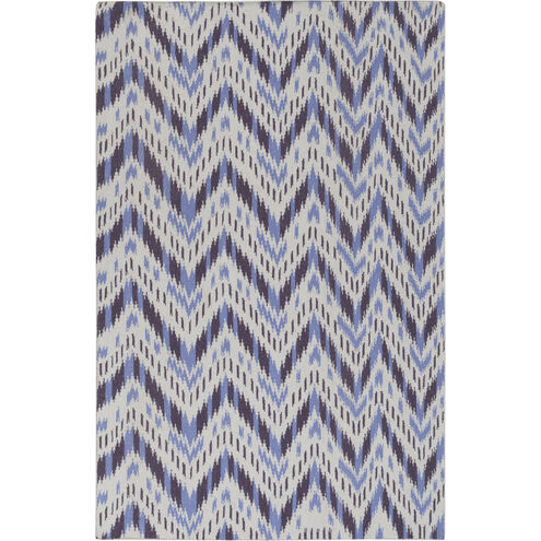 Front Porch 66 X 42 inch Violet, Khaki Rug