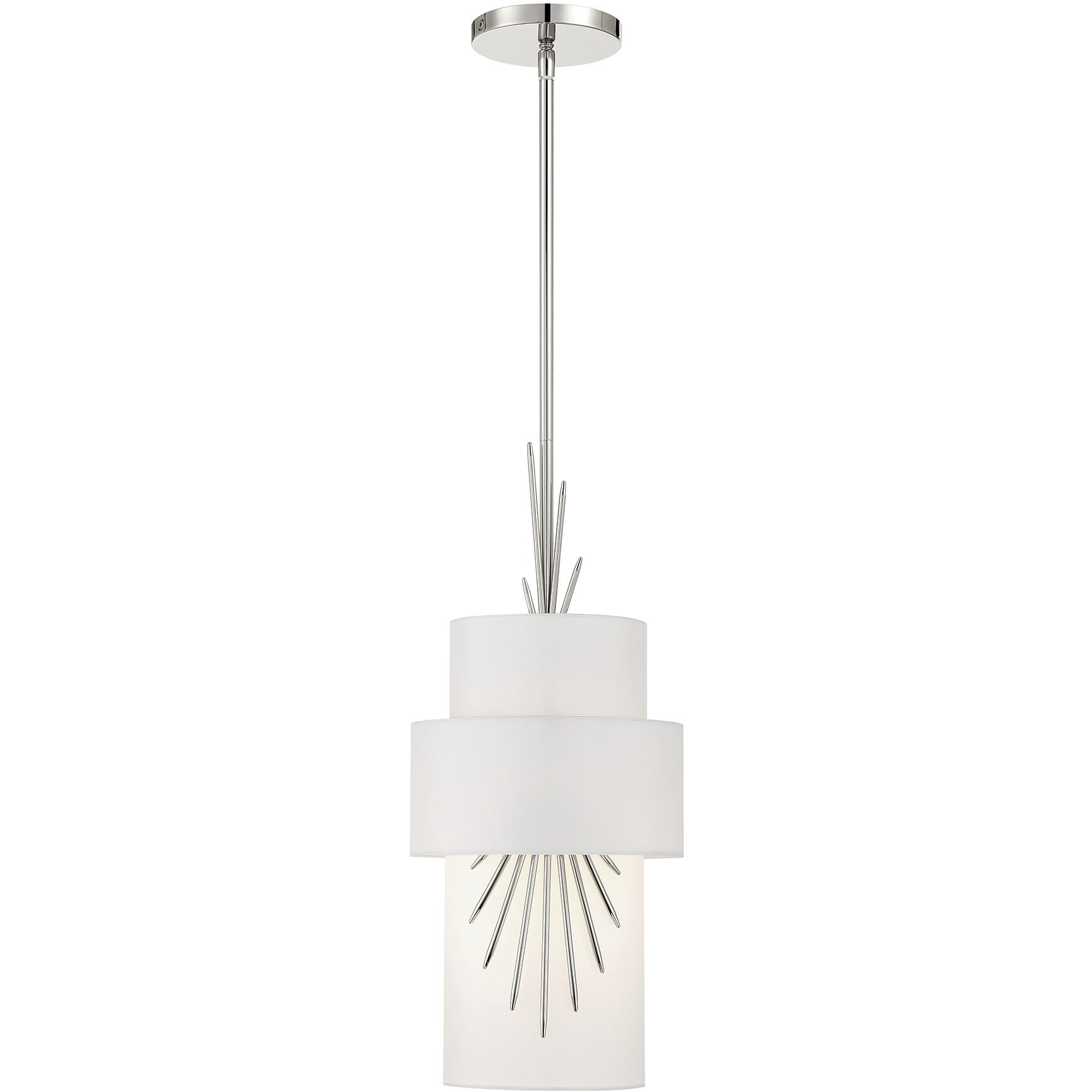 Gramercy 1 Light 8.88 inch Polished Nickel Mini Pendant Ceiling Light