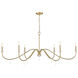 Toussant 6 Light 63.00 inch Chandelier
