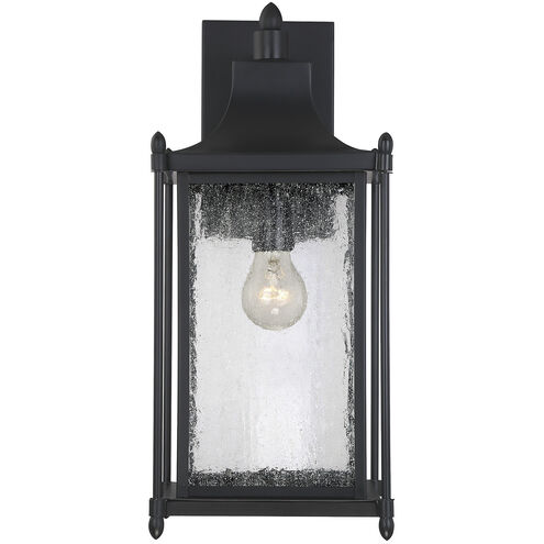 Dunnmore 1 Light 18 inch Black Outdoor Wall Lantern