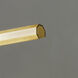 Sean Lavin Modern 17.4 watt Natural Brass Picture Light Wall Light, Integrated LED