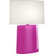 Victor 26.25 inch 100.00 watt Razzle Rose Glaze Table Lamp Portable Light